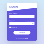 Prototype sign in